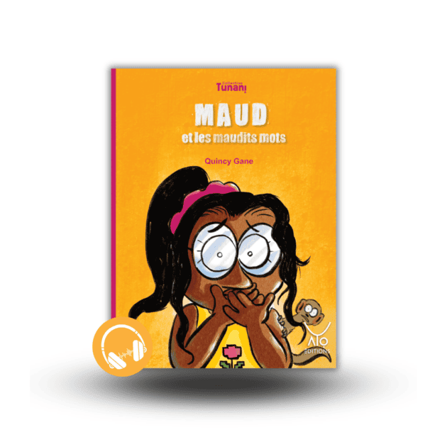 Livre jeunesse illustré sur Maud et ses mots maudits, parfait pour éveiller la curiosité des enfants.